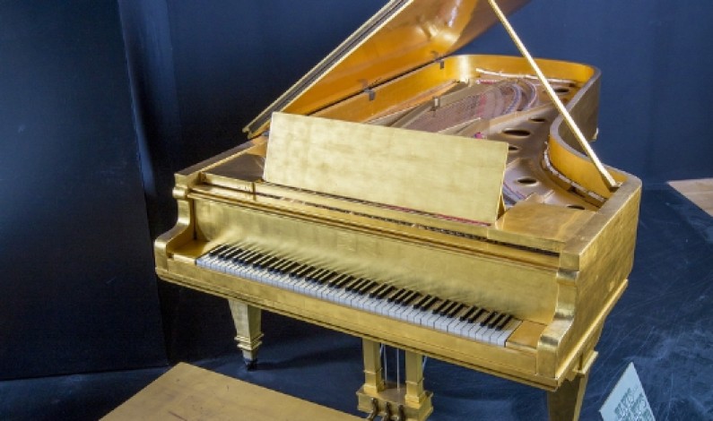 Hard Rock Purchases Elvis Presley’s Iconic Gold Leaf Piano Hard Rock Purchases Elvis Presley’s Iconic Gold Leaf Piano