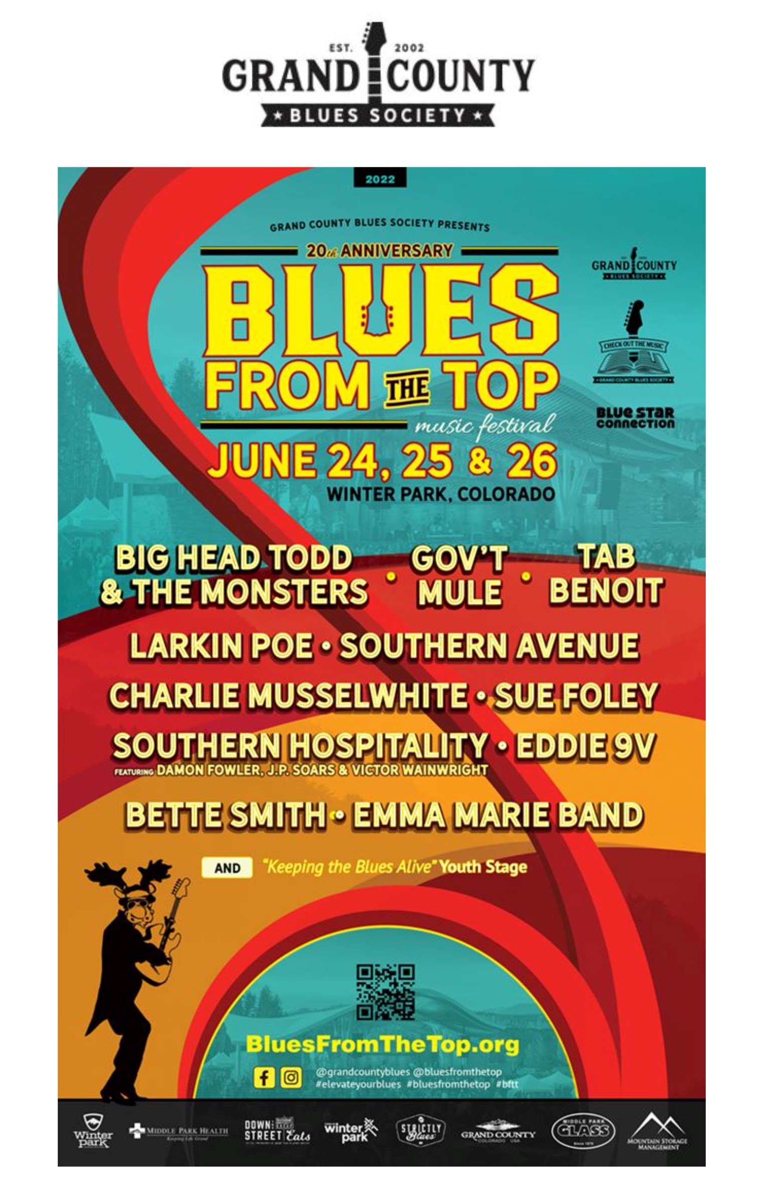 Blues From the Top Music Festival 20th Anniversary