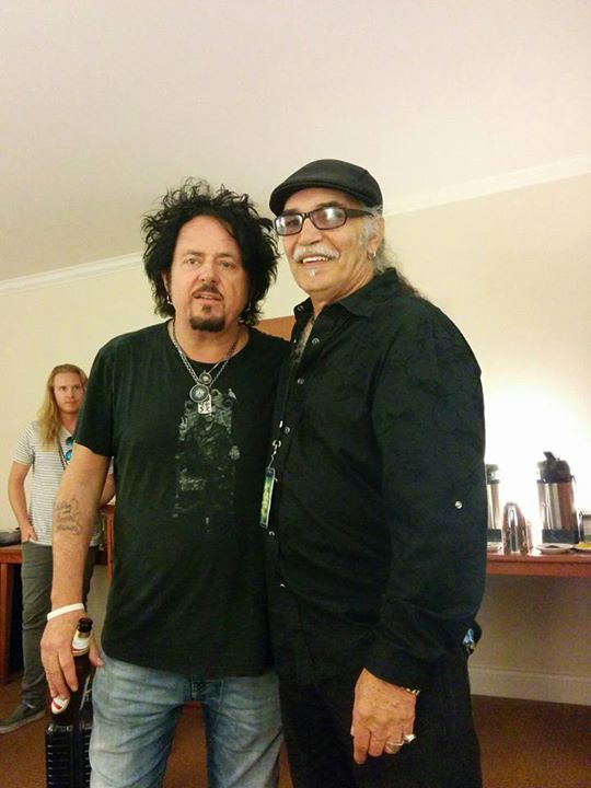 Steve Lukather with RocmanRocks | BackStage360.com